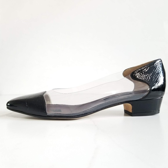 Susan van der Linde Low Heels Pumps Clear Black - Picture 4 of 13